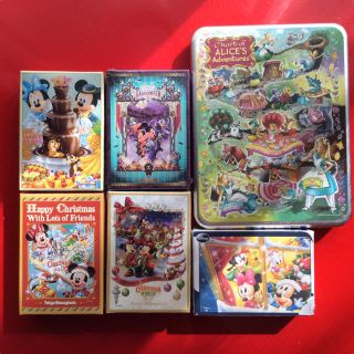 ディズニー(Disney)のディズニー プチ ジグソーパズル 6点セット ⭐️ 新品4点 & used2点(キャラクターグッズ)