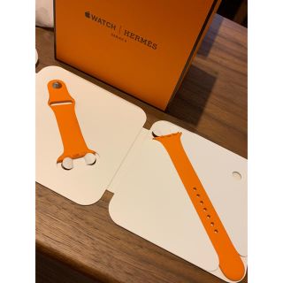 アップルウォッチ(Apple Watch)のApple Watch HERMES 純正品付属ラバーベルト42mm 新品未使用(その他)