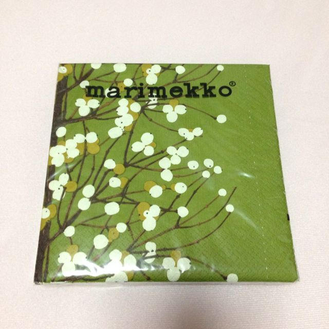 marimekko(マリメッコ)のマリメッコ ペーパーナプキン💚 その他のその他(その他)の商品写真