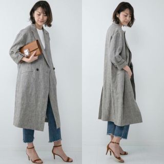 ドゥーズィエムクラス(DEUXIEME CLASSE)のドゥーズィエム★glen check coat(ロングコート)