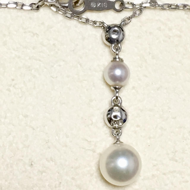 MIKIMOTO(ミキモト)の専用 MIKIMOTO k18 真珠 ネックレス レディースのアクセサリー(ネックレス)の商品写真