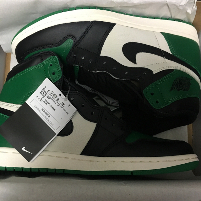 即発送可 Nike Air Jordan 1 Pine Green 26cm