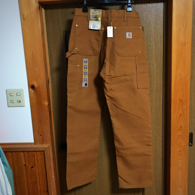 carhartt(カーハート)の新品 carhartt ダブルフロント 32 ダブルニー  メンズのパンツ(ワークパンツ/カーゴパンツ)の商品写真