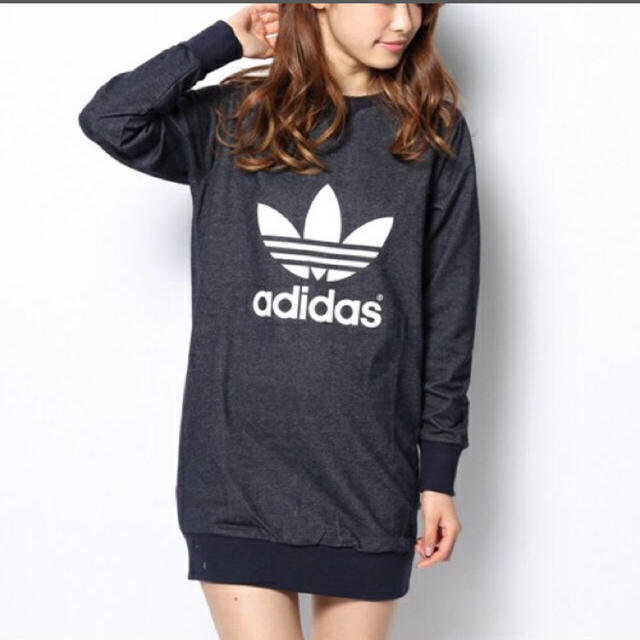 adidas - アディダス デニム スウェット ワンピース♡の通販 by umi's ...