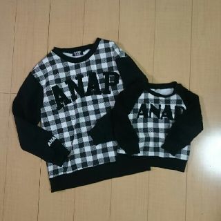 アナップキッズ(ANAP Kids)のANAP  100  M   親子ペア(Tシャツ/カットソー)