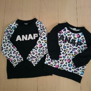 アナップキッズ(ANAP Kids)のアナップキッズ 100   120  トレーナー  セット(Tシャツ/カットソー)