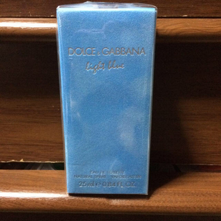 ドルチェアンドガッバーナ(DOLCE&GABBANA)のドルガバ ライトブルー香水25ml未開封(香水(女性用))