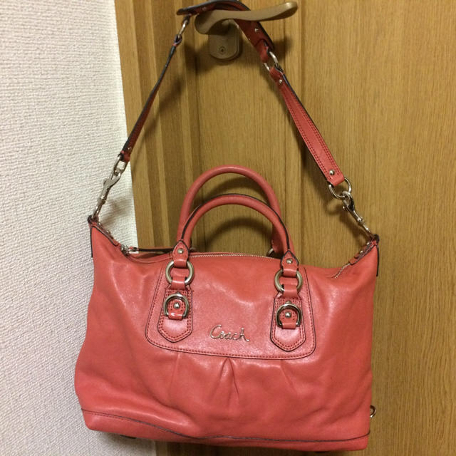 未使用  COACH コーチ トートバッグ  ショルダーバッグ ピンク