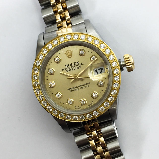 ROLEX ロレックス デイトジャスト レディース 69173 ダイヤアフター