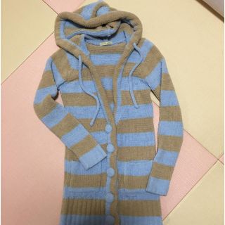 ジェラートピケ(gelato pique)のルームウエア  フワモコ ロング パーカー(ルームウェア)