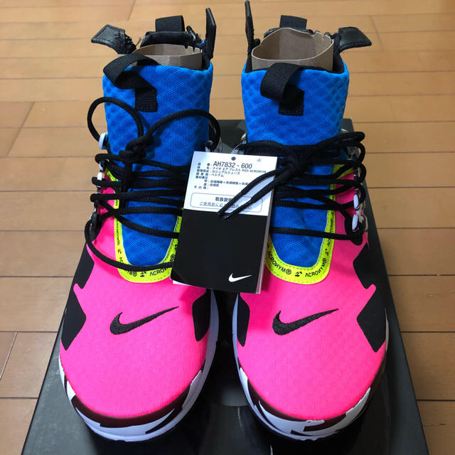 NIKE(ナイキ)のAIR PRESTO MID / ACRONYM US10 レーサーピンク メンズの靴/シューズ(スニーカー)の商品写真