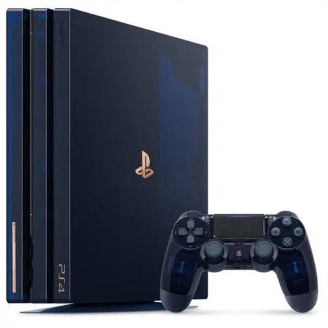 PlayStation4(プレイステーション4)のPS 4 Pro 500 Million Limited Edition エンタメ/ホビーのゲームソフト/ゲーム機本体(家庭用ゲーム機本体)の商品写真