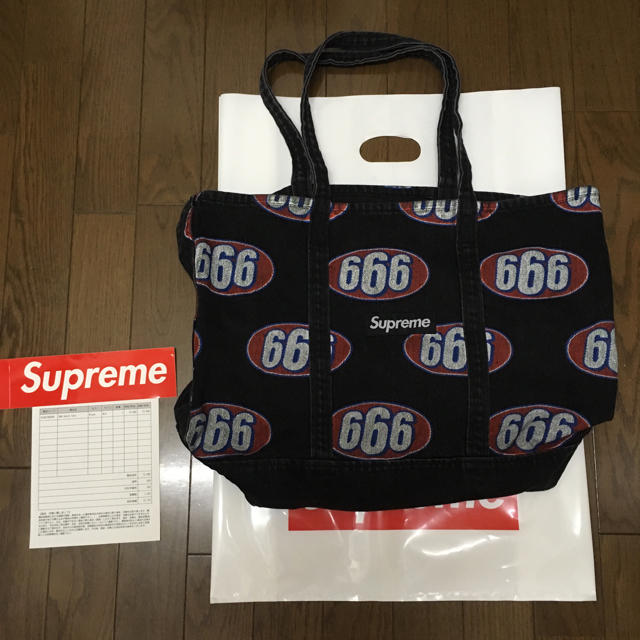 Supreme 17SS 666 Denim Tote 新品未使用