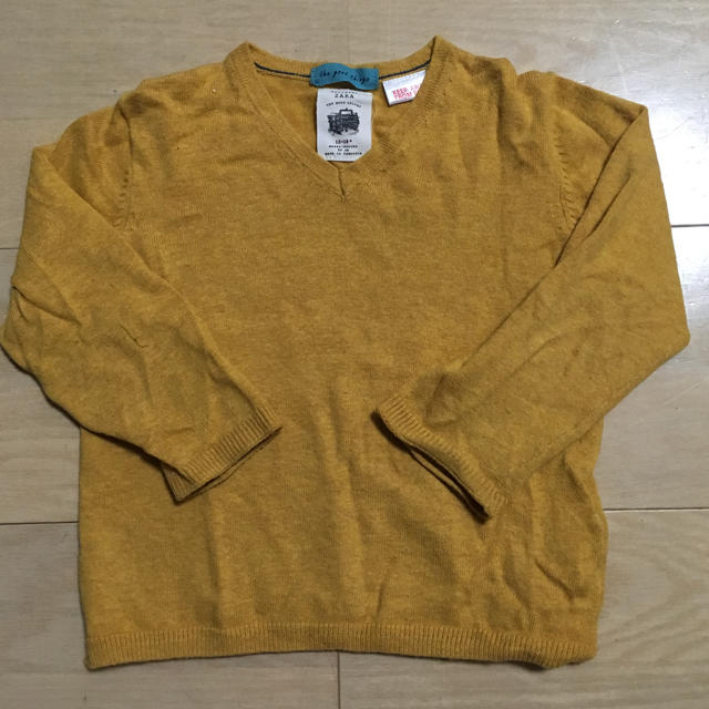 ZARA KIDS(ザラキッズ)のZARAbaby＊Vネックニット キッズ/ベビー/マタニティのキッズ服男の子用(90cm~)(ニット)の商品写真