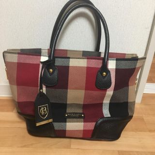 バーバリーブルーレーベル(BURBERRY BLUE LABEL)のブルーレーベル バッグ チェック(トートバッグ)