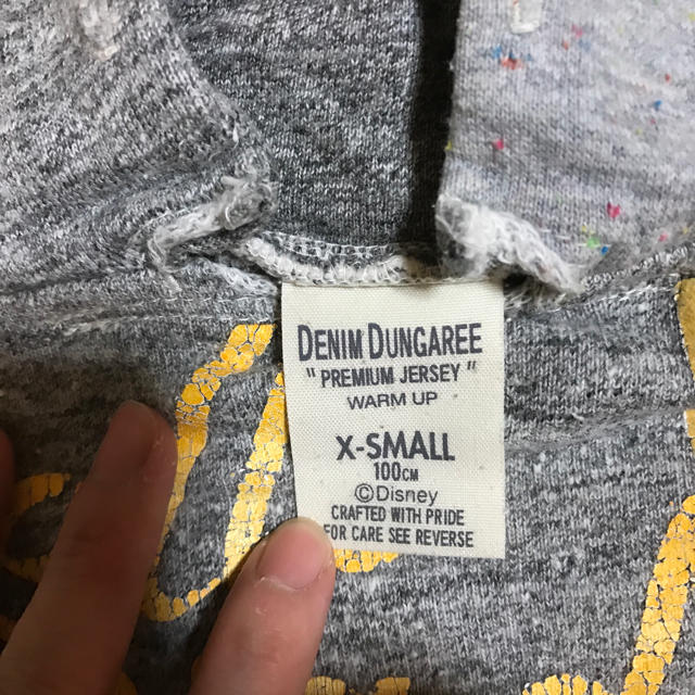 DENIM DUNGAREE(デニムダンガリー)の専用！デニム アンド ダンガリー フードミッキー キッズ/ベビー/マタニティのキッズ服男の子用(90cm~)(Tシャツ/カットソー)の商品写真