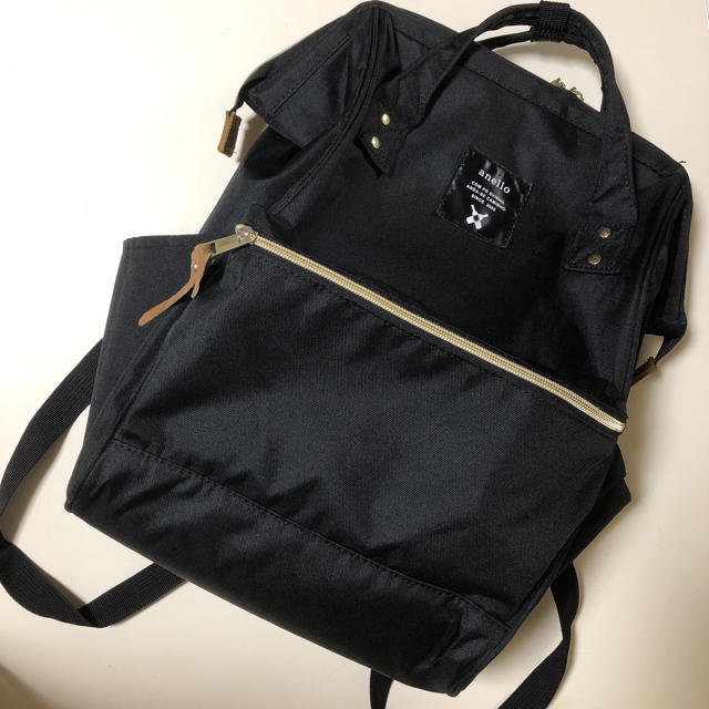 anello(アネロ)のHina様専用 anello リュック 黒 レディースのバッグ(リュック/バックパック)の商品写真