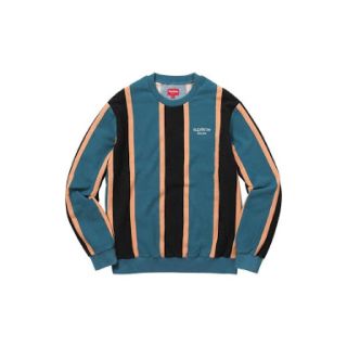 シュプリーム(Supreme)のsupreme:Vertical Striped Pique Crewneck(スウェット)