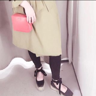 ザラ(ZARA)のZARA サテンレースアップエスパドリーユ(その他)