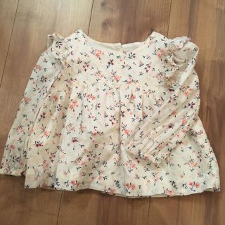 ベビーギャップ(babyGAP)のベビーギャップ 花柄ブラウス 70(シャツ/カットソー)