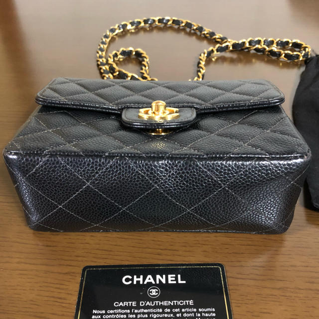 CHANEL - シャネル ミニマトラッセ キャビアスキン チェーンショルダーの通販 by yurico's shop プロフィール必