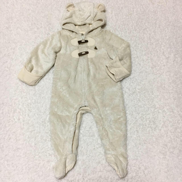 babyGAP(ベビーギャップ)の【美品】babyGAPくまさんカバーオール70cm キッズ/ベビー/マタニティのベビー服(~85cm)(カバーオール)の商品写真