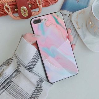 アイフォーン(iPhone)のiPhoneX ■ マーブルピンク♡大理石風 iPhoneケース(iPhoneケース)