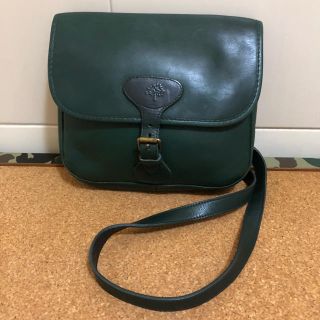 マルベリー(Mulberry)の90s 英国製 ヴィンテージ old MULBERRY レザー ショルダーバッグ(ショルダーバッグ)