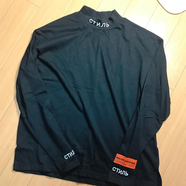 Heron preston モックネック Tシャツ