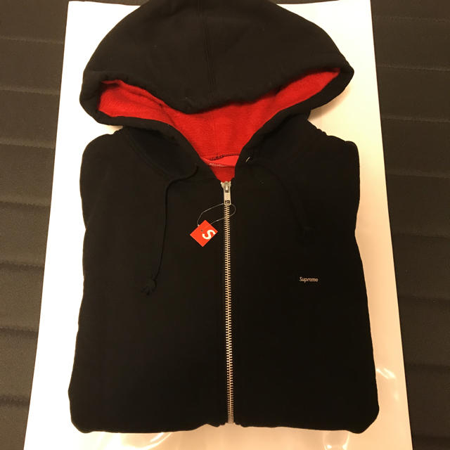 supreme contrast zip up hoodie M