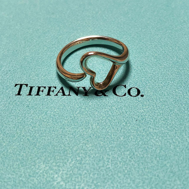 Tiffany & Co.(ティファニー)のティファニー オープンハート リング 13号 レディースのアクセサリー(リング(指輪))の商品写真