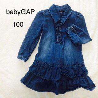 ベビーギャップ(babyGAP)のGAP デニムシャツワンピ100(その他)