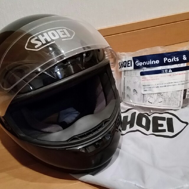 SHOEI X-9 フルフェイス ヘルメット 黒　XL 61センチ 袋・シールドヤマト宅急便送料着払い