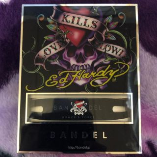 エドハーディー(Ed Hardy)のバンデル エドハーディーコラボＬサイズ　ブラック✖️グレイ(ブレスレット/バングル)