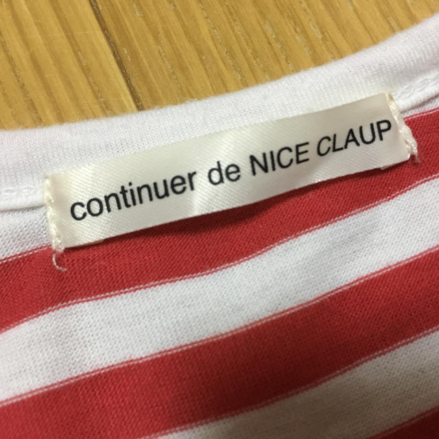 NICE CLAUP(ナイスクラップ)のNICE CLAUP ボーダーシャツ レディースのトップス(Tシャツ(半袖/袖なし))の商品写真