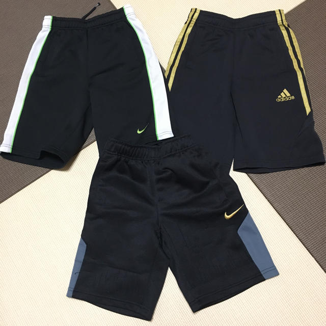 adidas(アディダス)のジャージハーパン120cmセット キッズ/ベビー/マタニティのキッズ服男の子用(90cm~)(パンツ/スパッツ)の商品写真