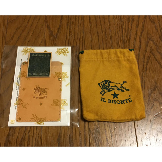 IL BISONTE(イルビゾンテ)の【jam様専用】保存袋のおまけ付き  イルビゾンテ  カードケース  パスケース レディースのファッション小物(名刺入れ/定期入れ)の商品写真