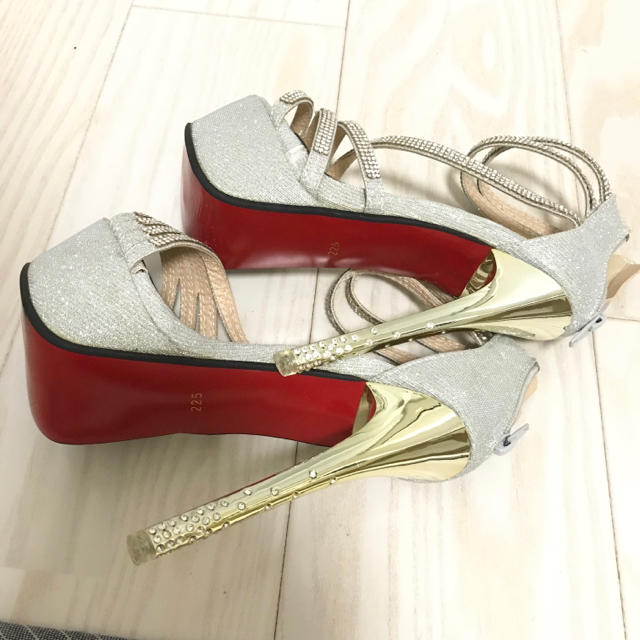 キャバ嬢 ハイヒール サンダル レディースの靴/シューズ(ハイヒール/パンプス)の商品写真
