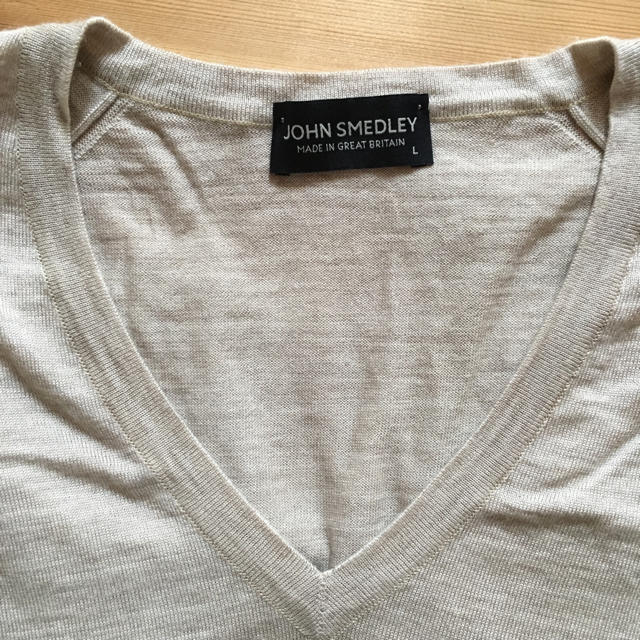 JOHN SMEDLEY(ジョンスメドレー)のJOHN SMEDLEY ジョンスメドレー シルク混ウールVネック レディースのトップス(ニット/セーター)の商品写真