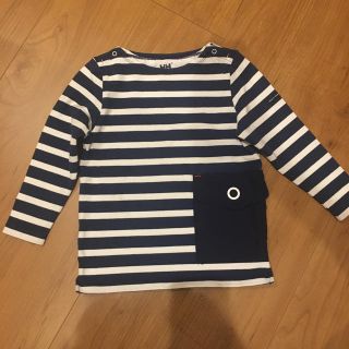 ヘリーハンセン(HELLY HANSEN)の【ヘリーハンセン】ボーダートップス、キッズ、100、美品(Tシャツ/カットソー)