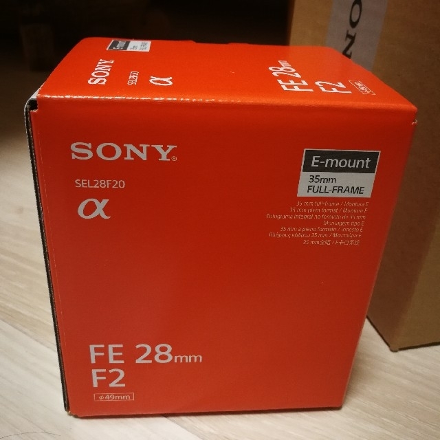 【新品未開封】SONY SEL28F20（5年保証付）