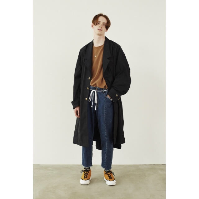 JieDa OVER COAT (NAV) - ステンカラーコート