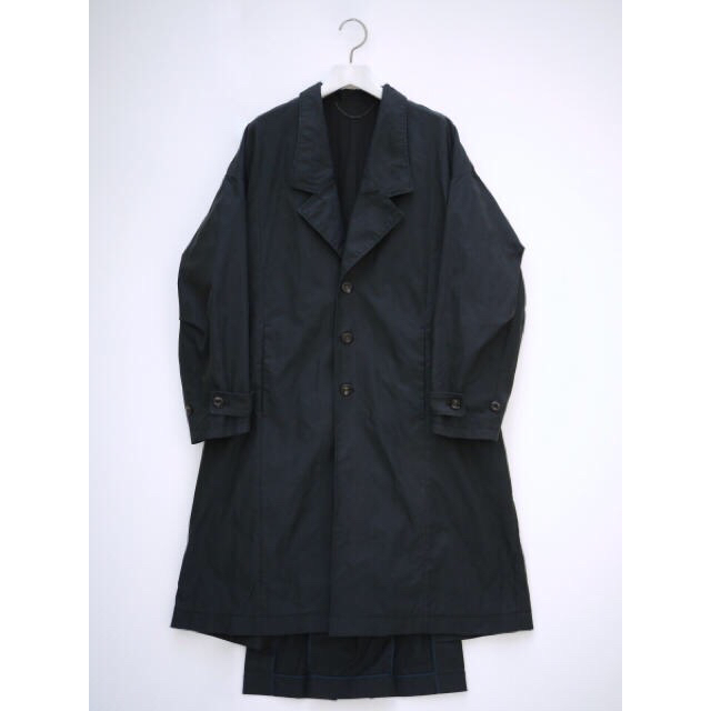 JieDa OVER COAT (NAV) - ステンカラーコート