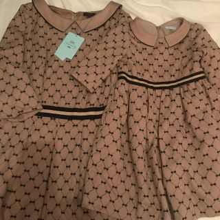 トッカ(TOCCA)の新品&1回着 トッカ 親子お揃いセット 2&110(ワンピース)