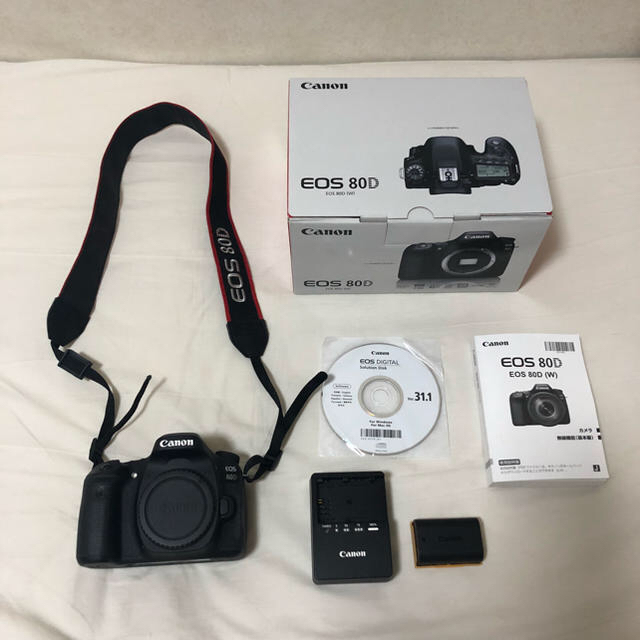 スマホ/家電/カメラ美品 EOS 80D ボディ