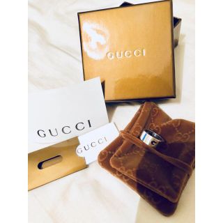 グッチ(Gucci)の※ひ様専用※【GUCCI★ショップカードetc付】ロゴリング 11号(リング(指輪))