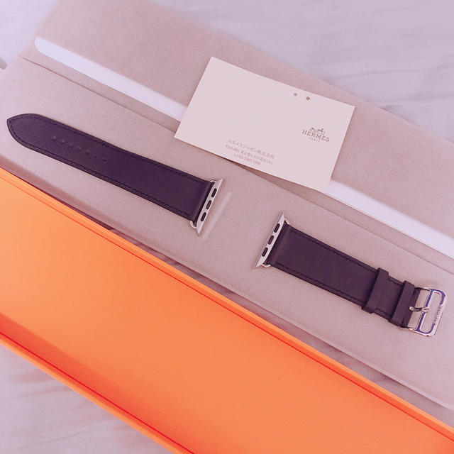 Hermes(エルメス)のApple Watch Hermès ヴォー・スウィフト ブルーインディゴ 44 メンズの時計(腕時計(デジタル))の商品写真