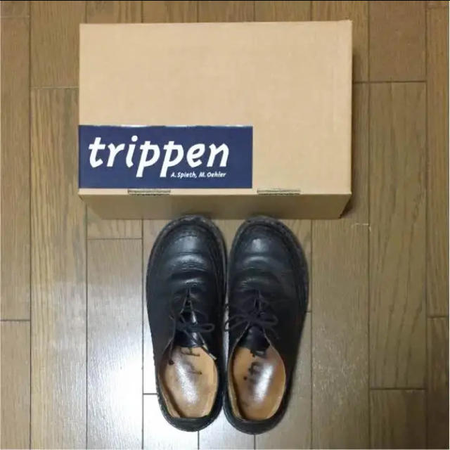 靴/シューズSizukuさま専用 trippen レザーシューズ ブラック
