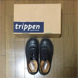 トリッペン(trippen)のSizukuさま専用 trippen レザーシューズ ブラック(ローファー/革靴)