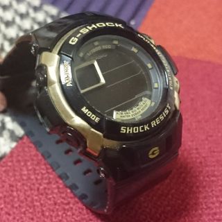 ジーショック(G-SHOCK)のG-SHOCK  ブラック×ゴールド(腕時計(デジタル))